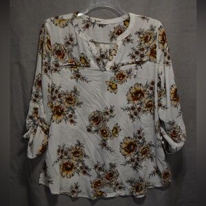 Floral Print Women's Top